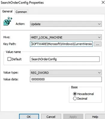 set registry parameter value via gpo